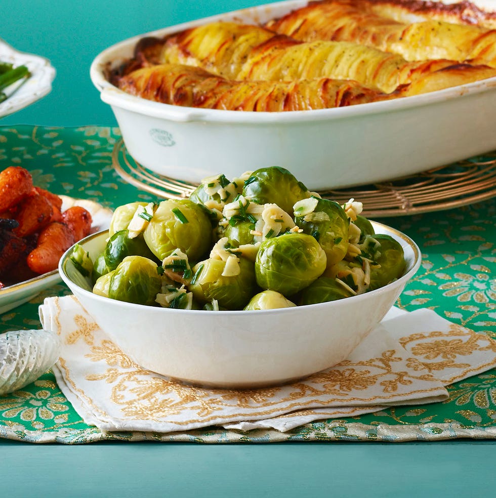 best christmas side dishes crispy topped sprouts