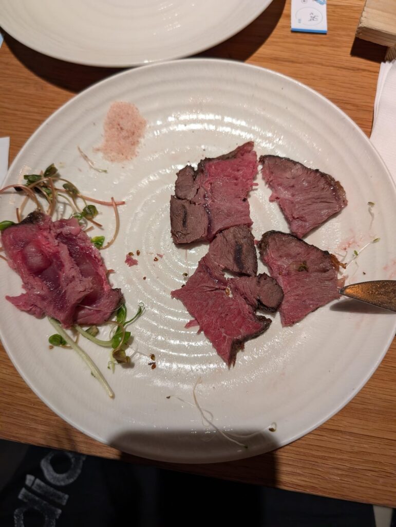 How many calories did I have at the buffet?