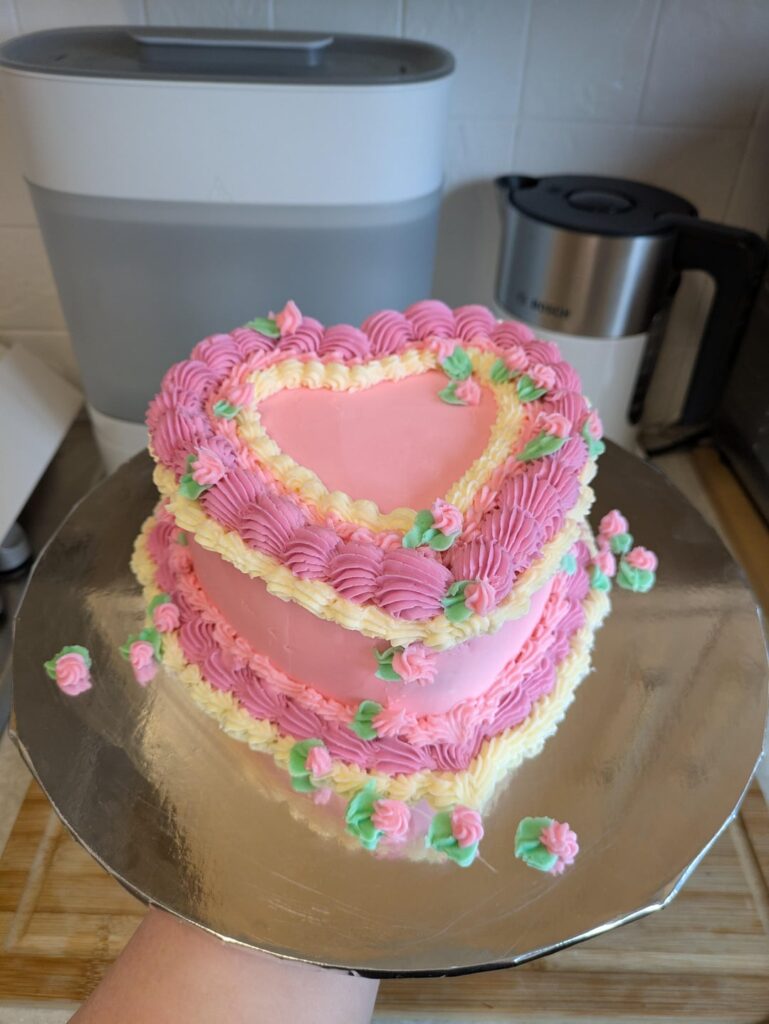 Heart cake!