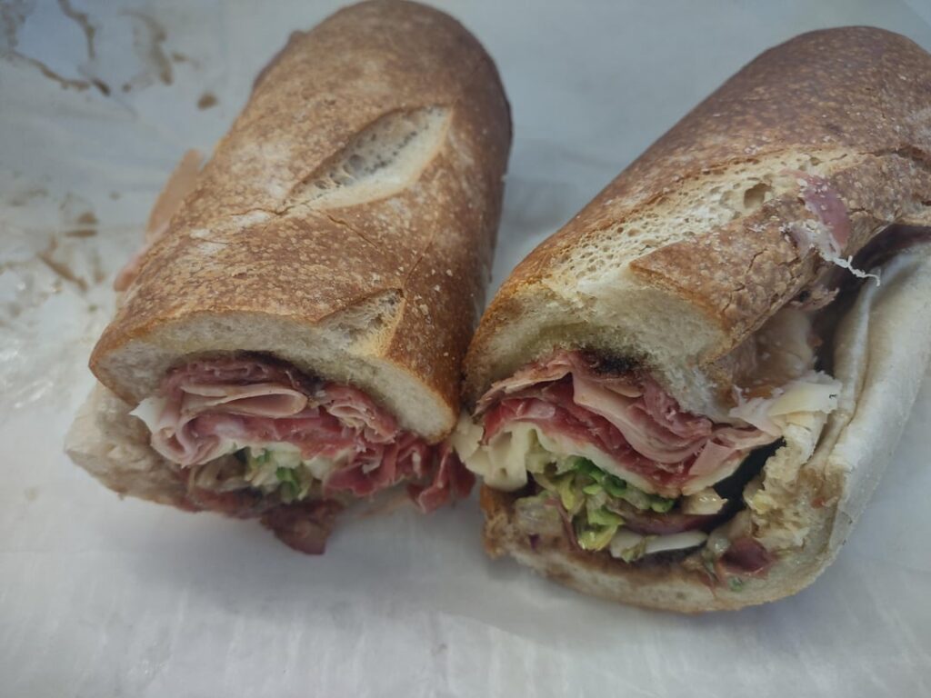 "Italian with everything" from Monica's in Boston