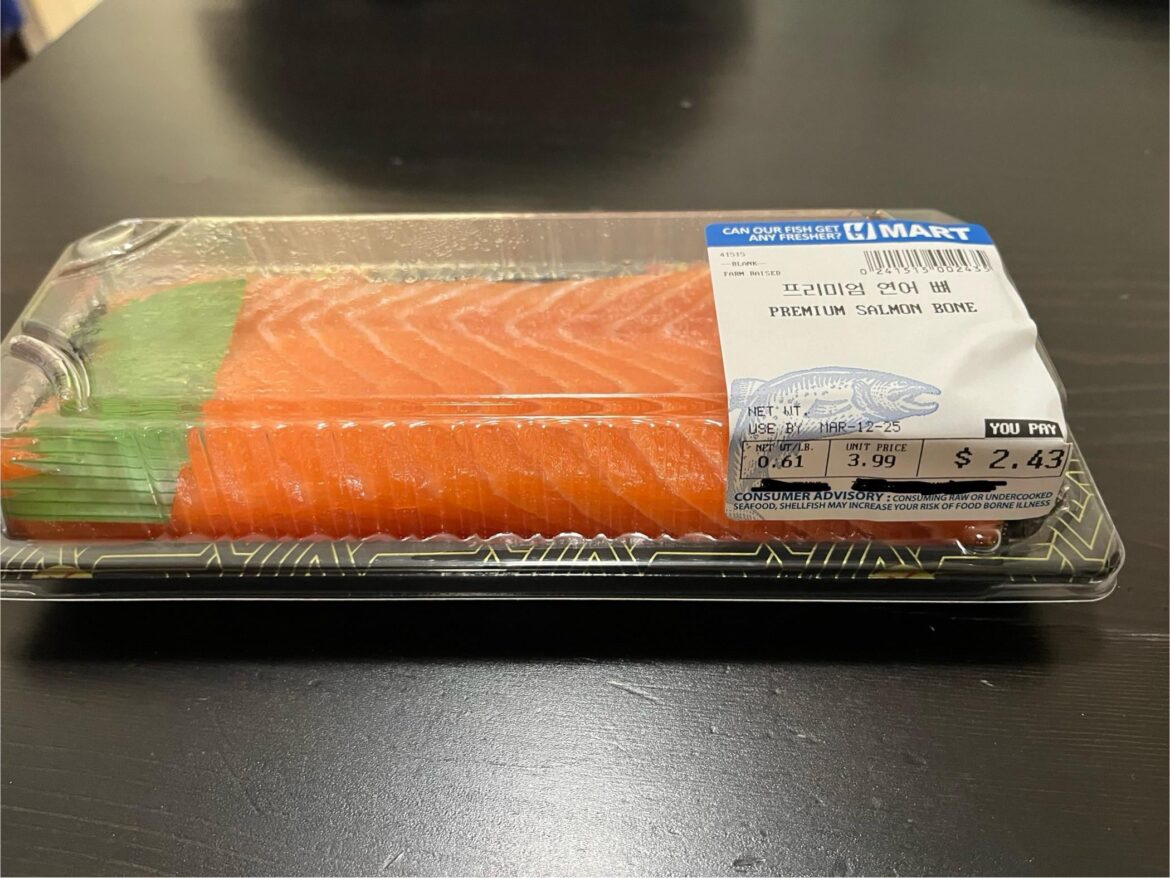 Scored some mislabeled salmon sashimi