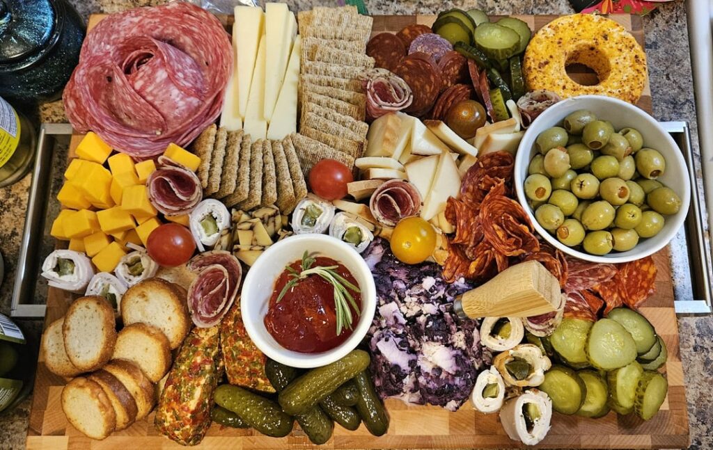 My charcuterie board yesterday!