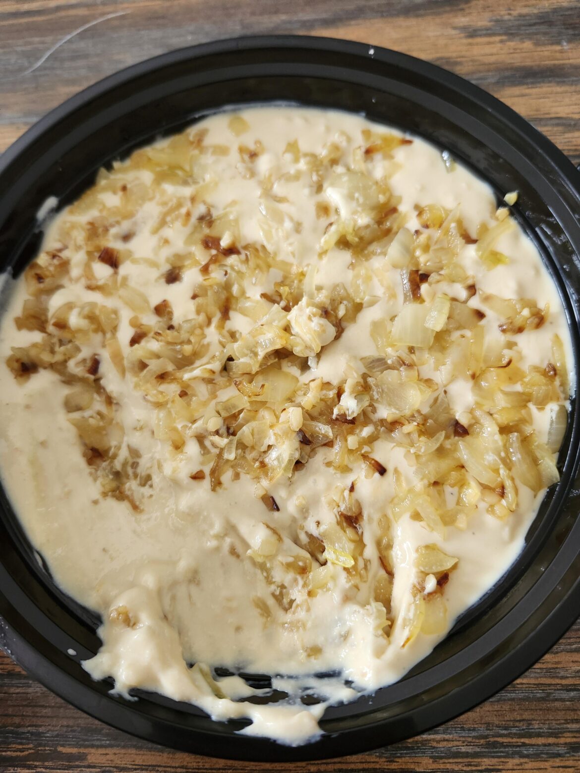 Low calorie protein onion Dip