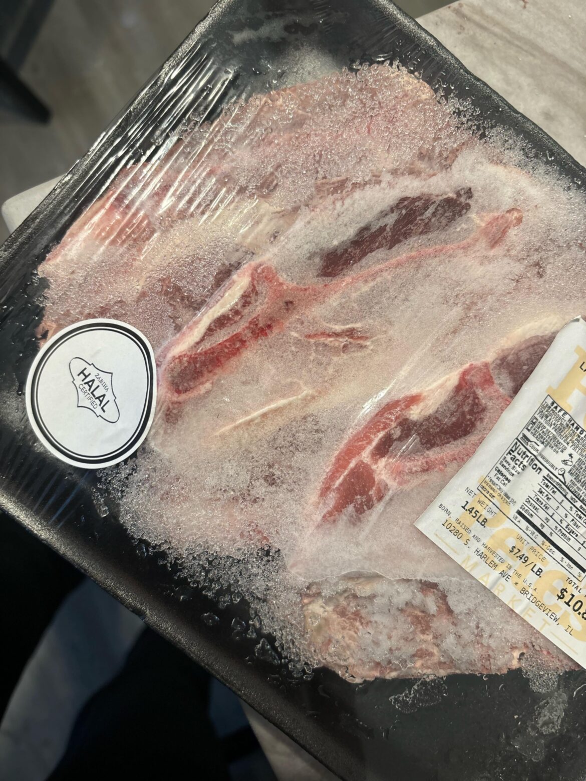 Is this meat freezer burnt ??