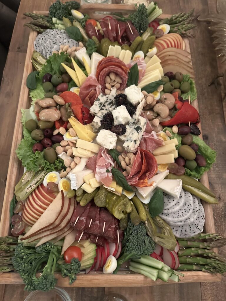 My best friend is too humble and doesn’t think her charcuterie skills are marketable. Tell her off! She’s got incredible talent for it, right?