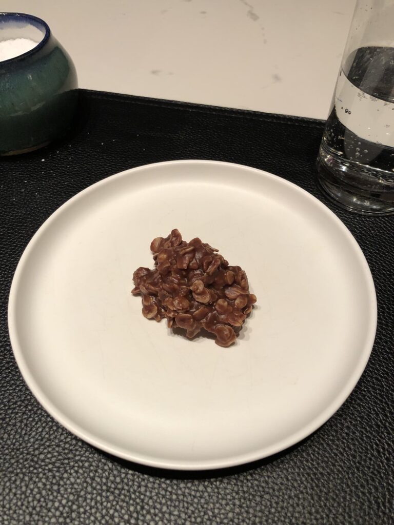 Chocolate Peanut Butter No-Bake Cookies 172 cals / 7g fat / 24g carbs / 4g protein