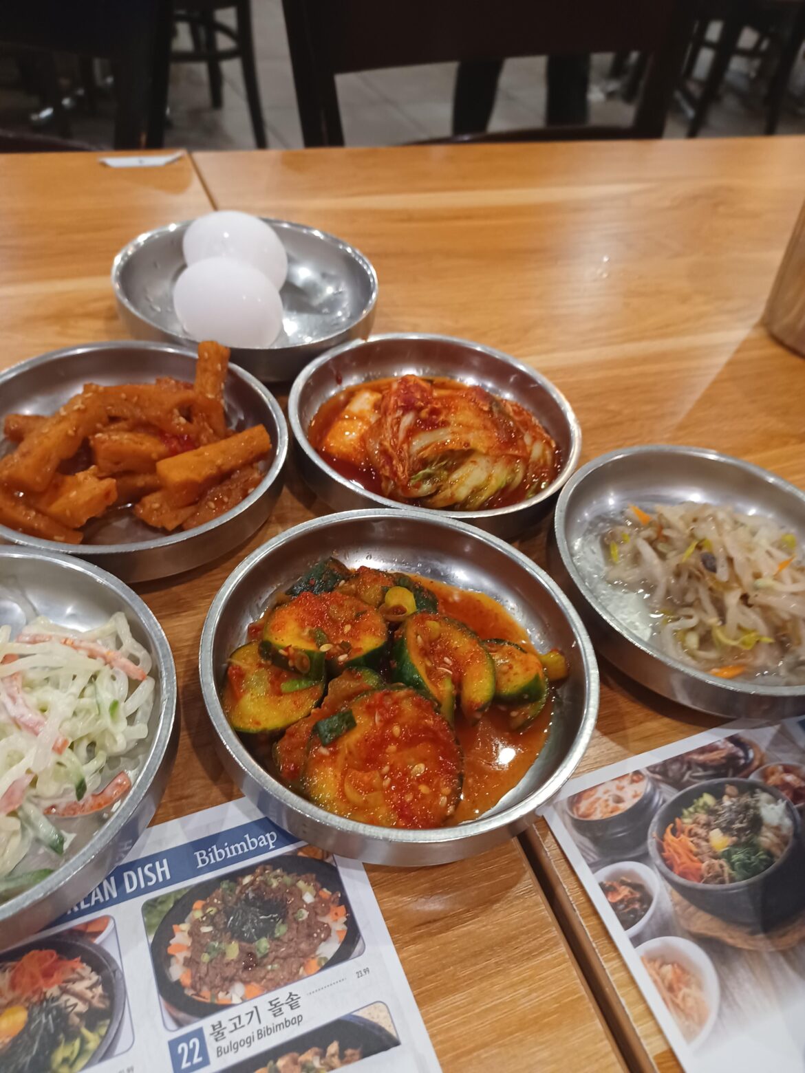 Banchan from my local Korean restaurant