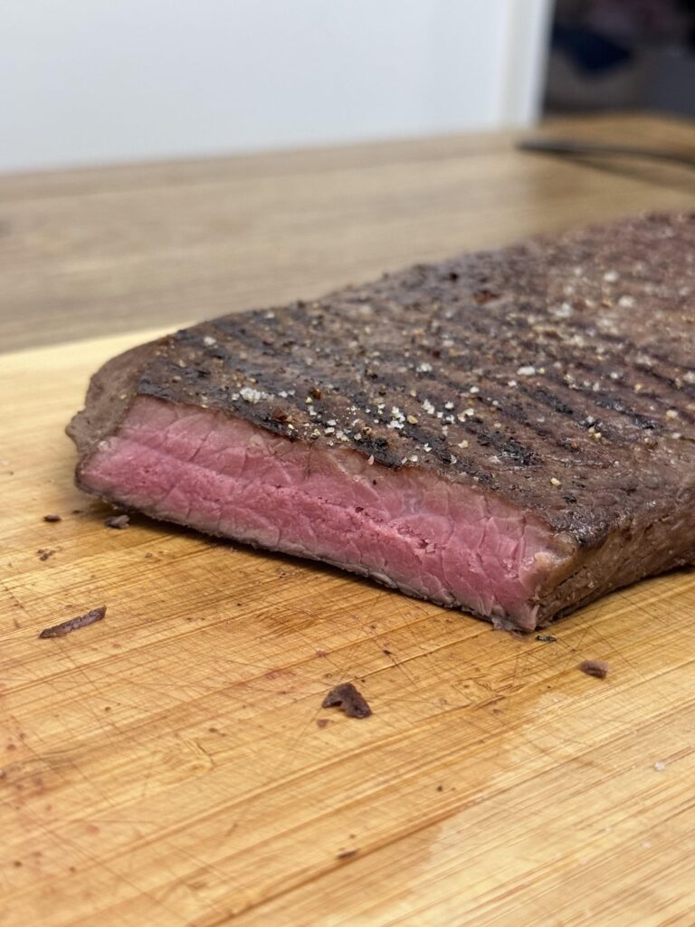 Update: The London Broil that spent a week in the fridge.