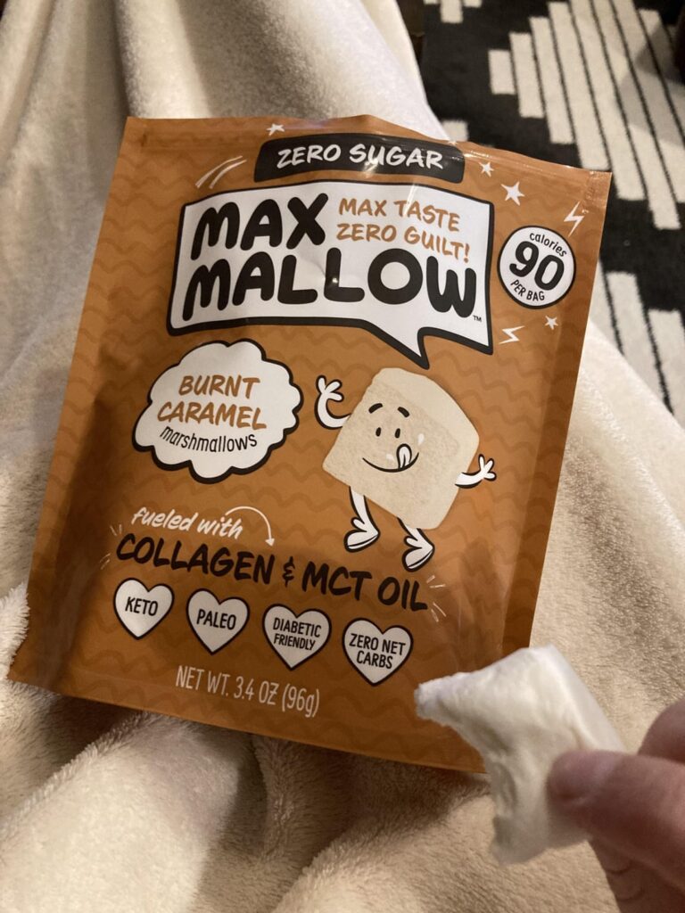 90 calories for the whole bag. Got them at Walmart. Good low cal snack when you’re craving something sweet!