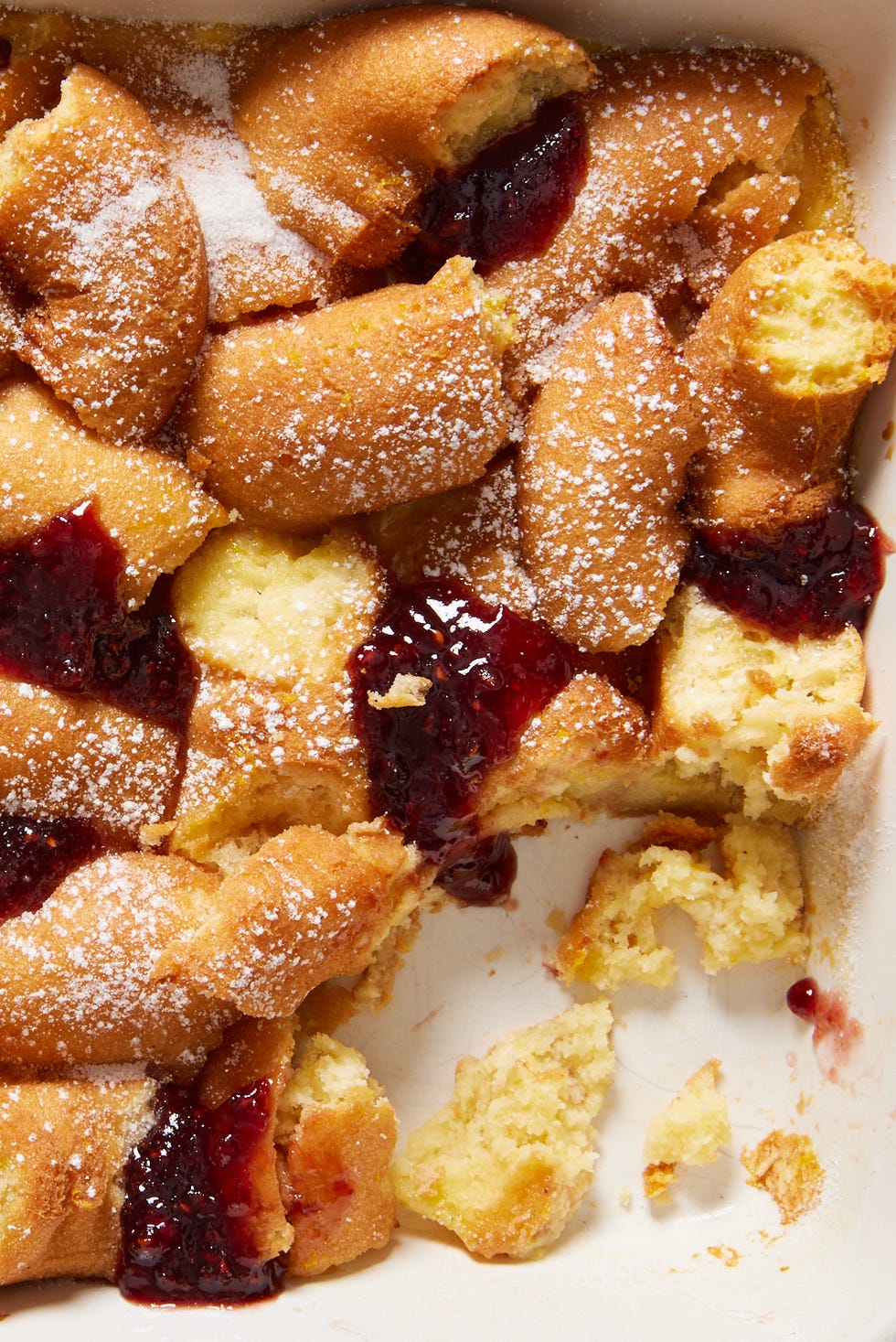 jelly donut breakfast bake