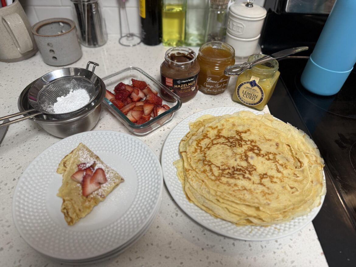 Homemade Crepe Station
