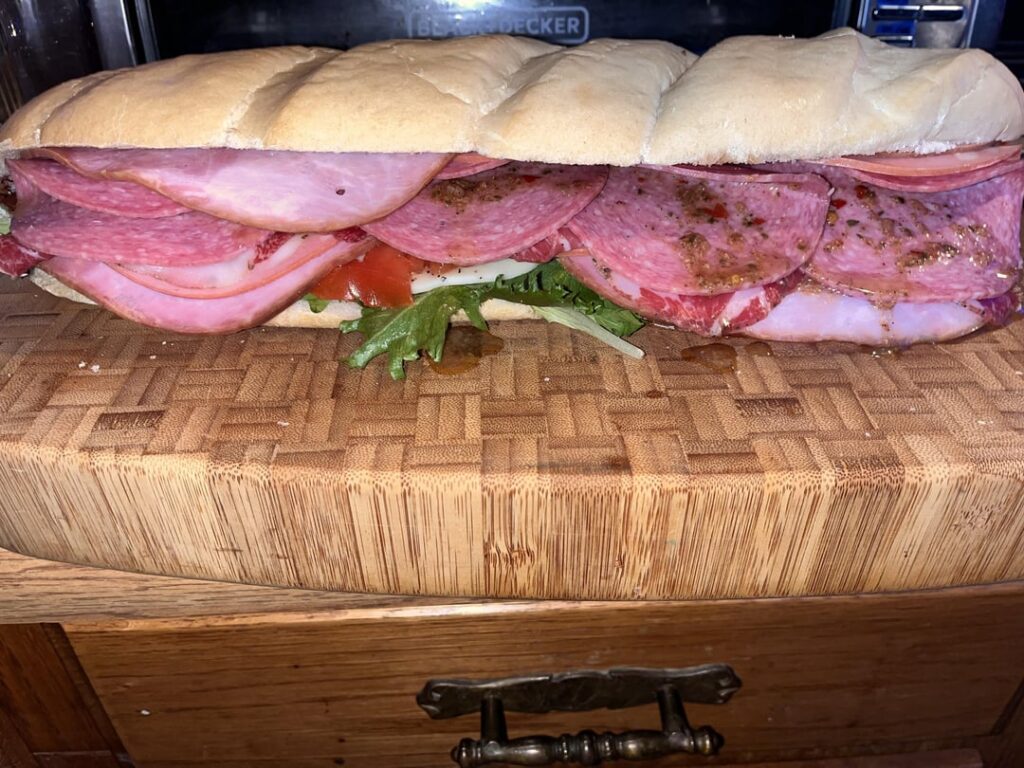 It looked like a crime scene so I cut him up wrapped him in plastic and stored the remains in my fridge.