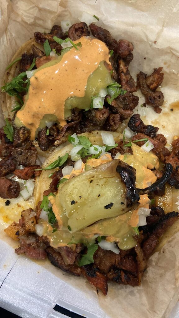 Tacos Los Cholos in Anaheim.