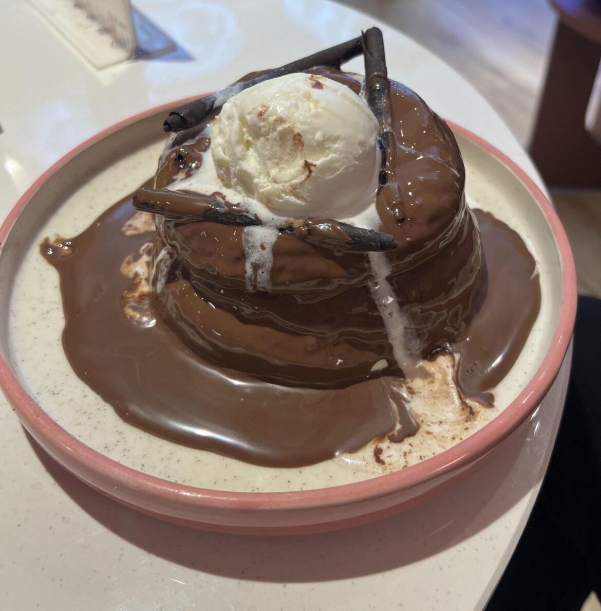 fluffy Nutella Pancakes