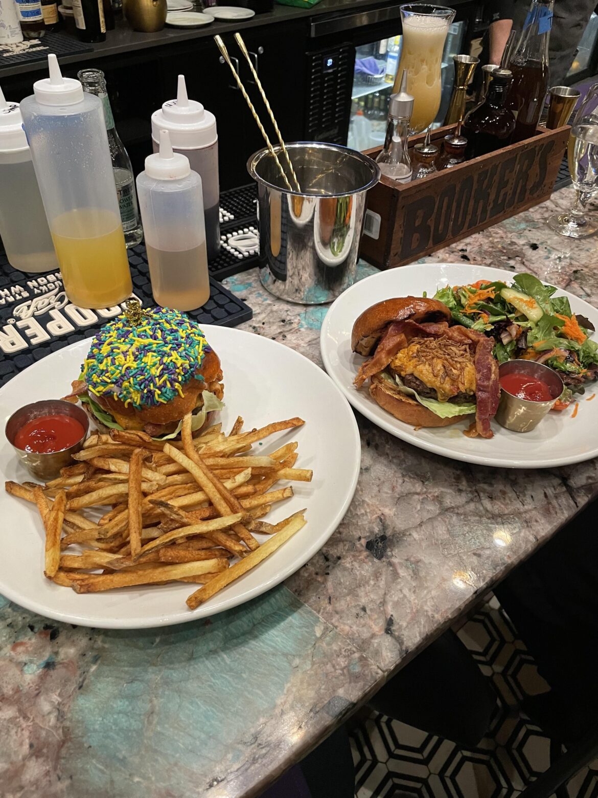 Mardi Gras bun and OG