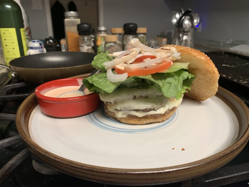 Pre-pub Burger