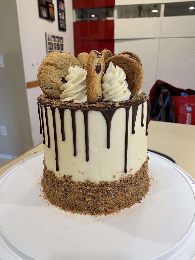 Birthday cake I made for my mom