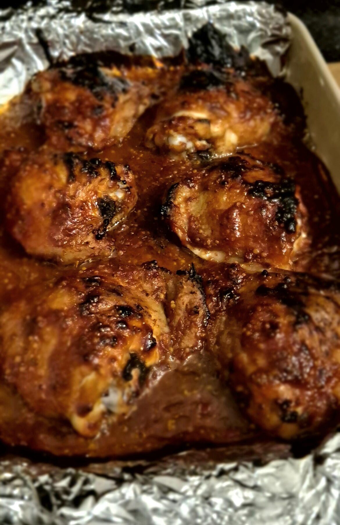 Honey mustard Chicken thighs