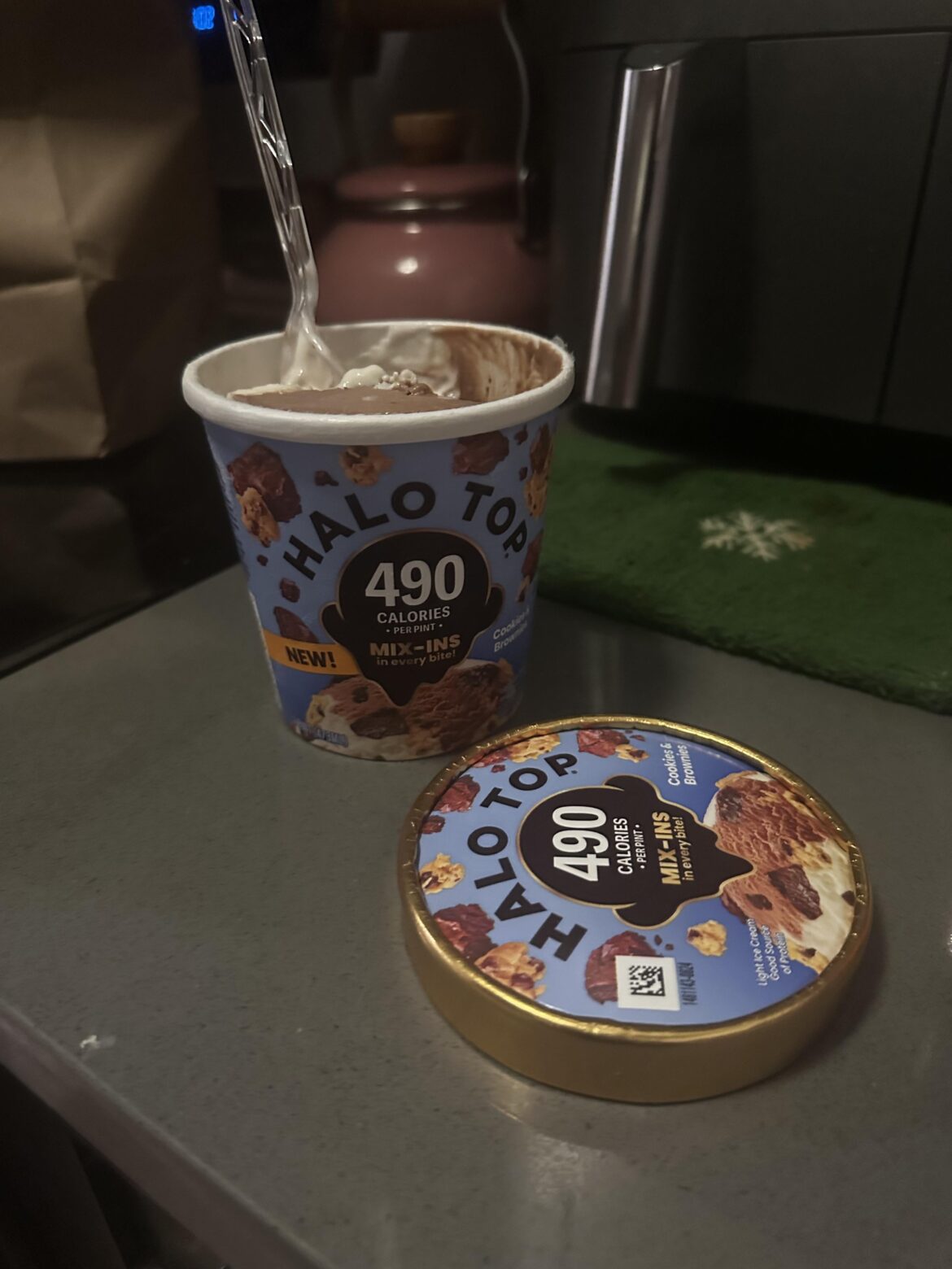 THIS IS SO GOOD. 160 cal per serving :))))