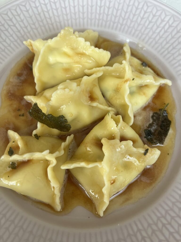 Ravioli for lunch