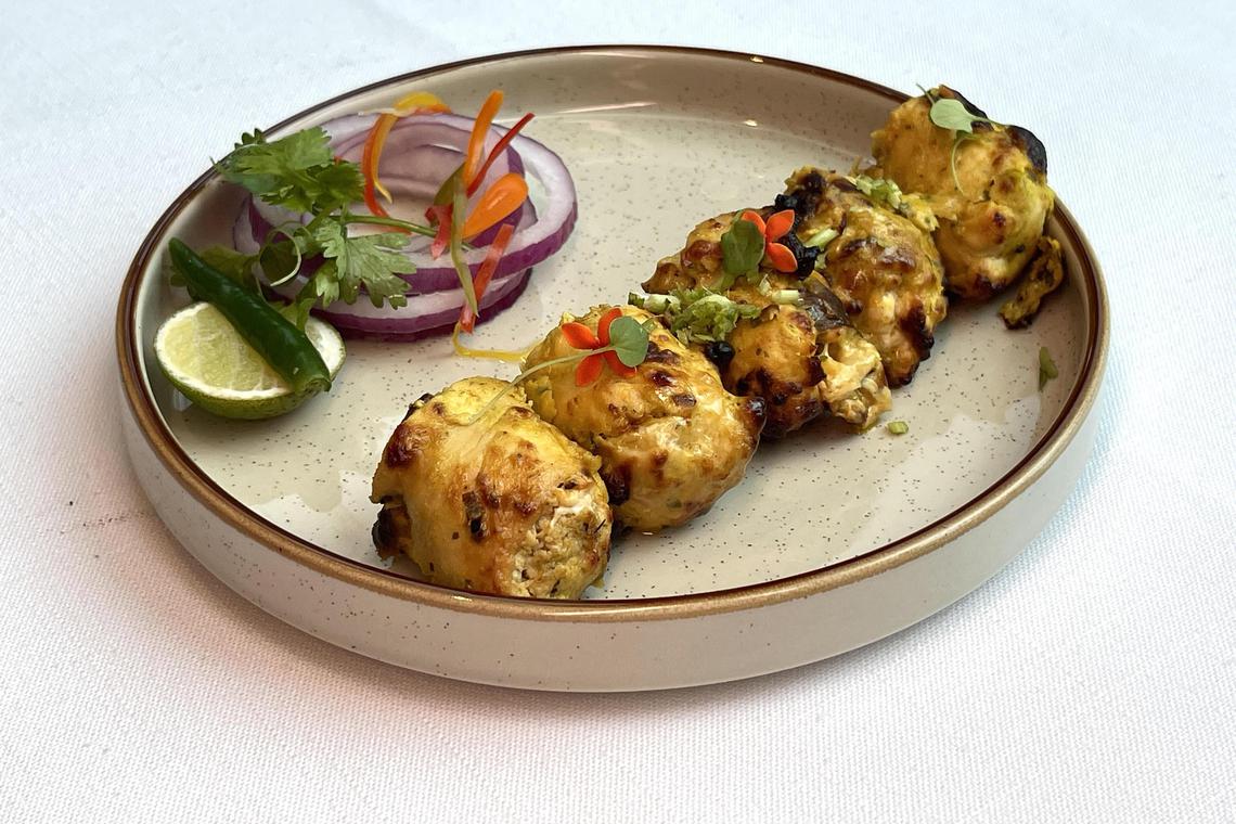 hkpicks09 - Murg Paan Kebab, stuffed chicken breasts at Sansara. 

Byline: Hedy Khoo