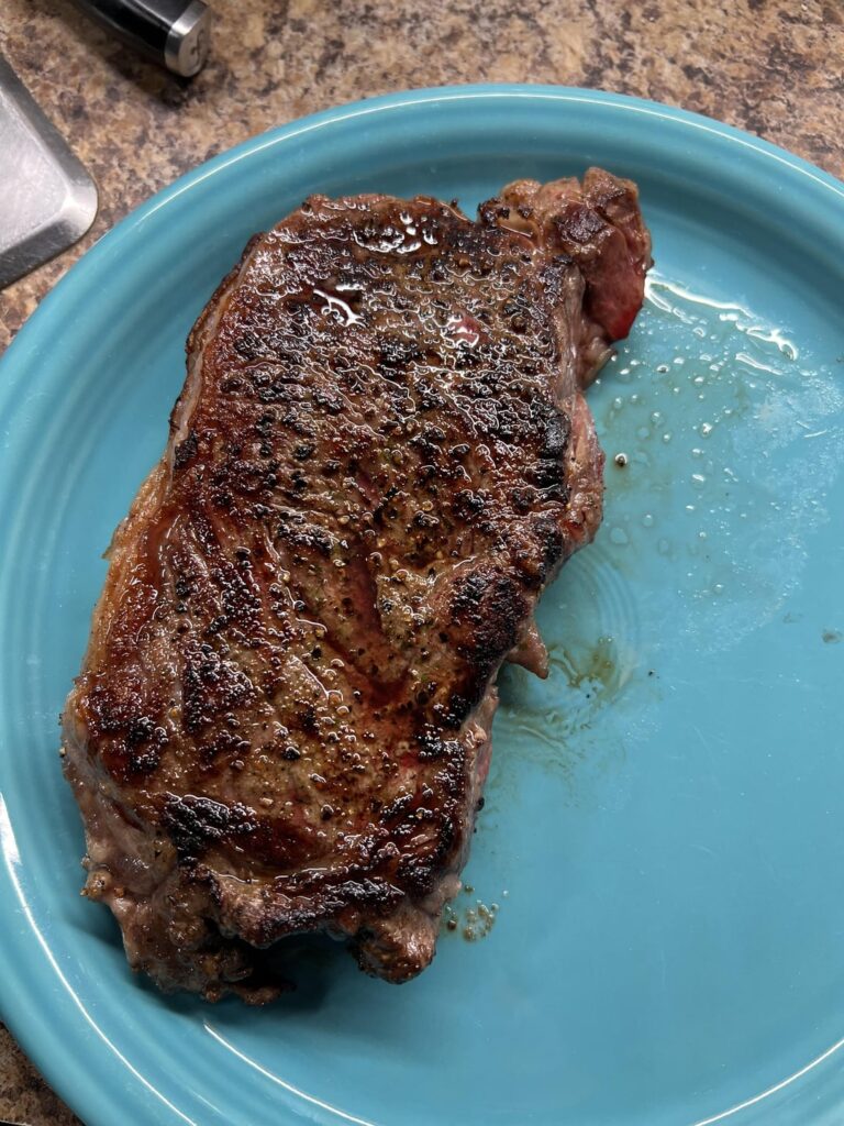 Second time reverse searing, I’m now addicted. Please send steak.