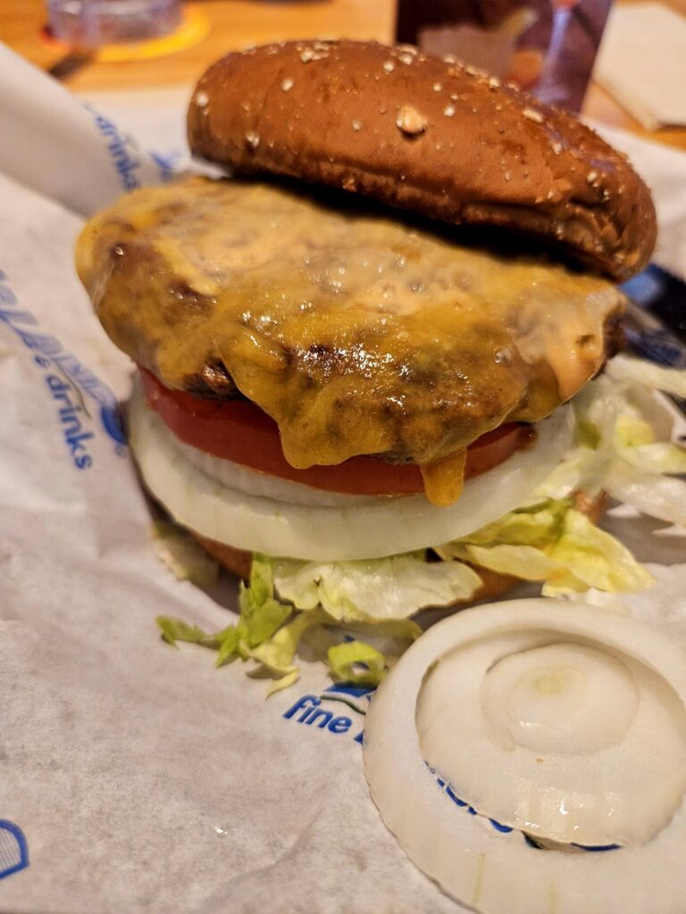 Islands Restaurant Burger is so tasty