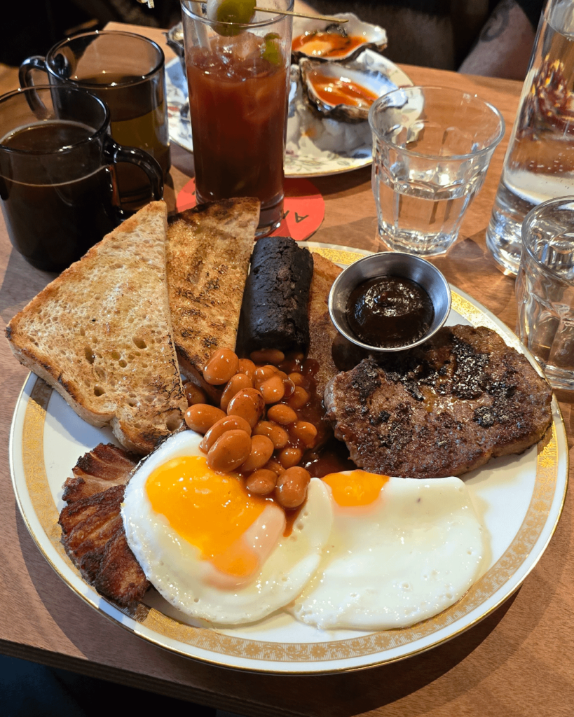 Full breakfast at Ardfern in Edinburgh