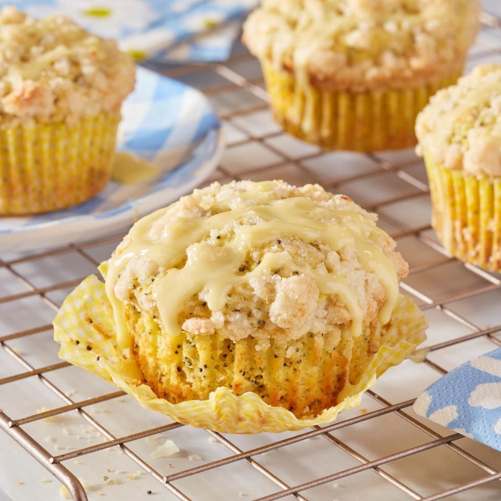easter brunch lemon poppyseed muffins