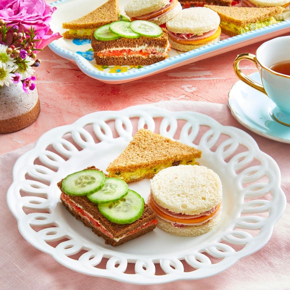 easter brunch tea sandwiches