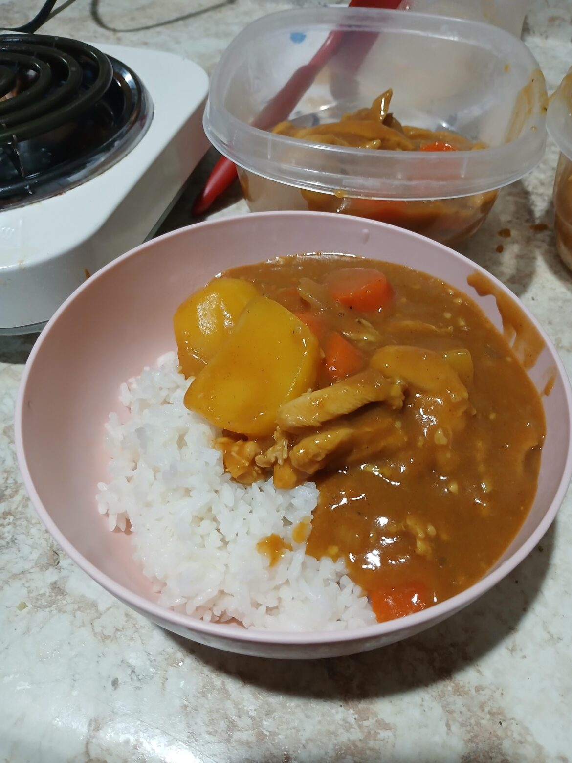 First time making Japanese curry