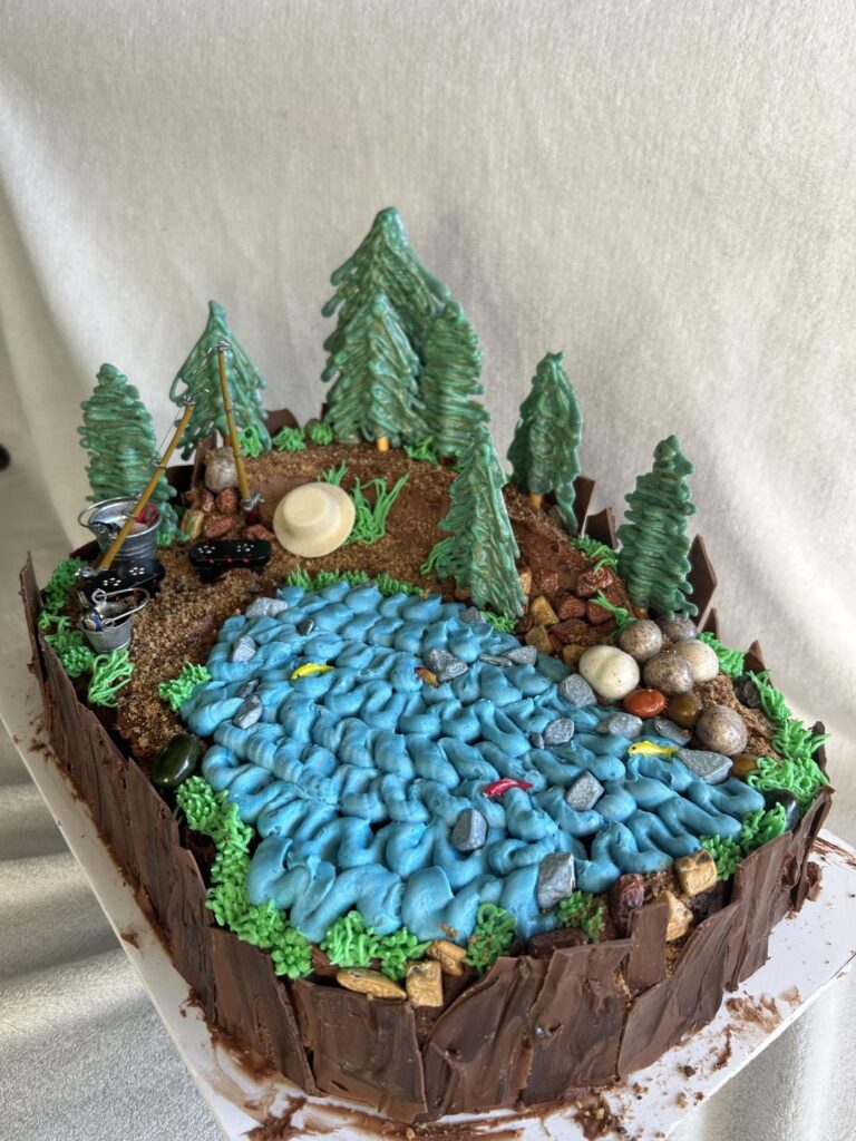 Dad’s Fishing Retreat Cake!