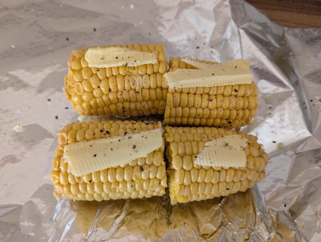 Someone on here told me my method for cooking corn on the cob was unnecessary and wrong but I think it’s well worth the little bit of effort it takes. Thought I’d share. Someone on here told me my method for cooking corn on the cob was unnecessary and wrong but I think it's well worth the little bit of effort it takes. Thought I'd share.