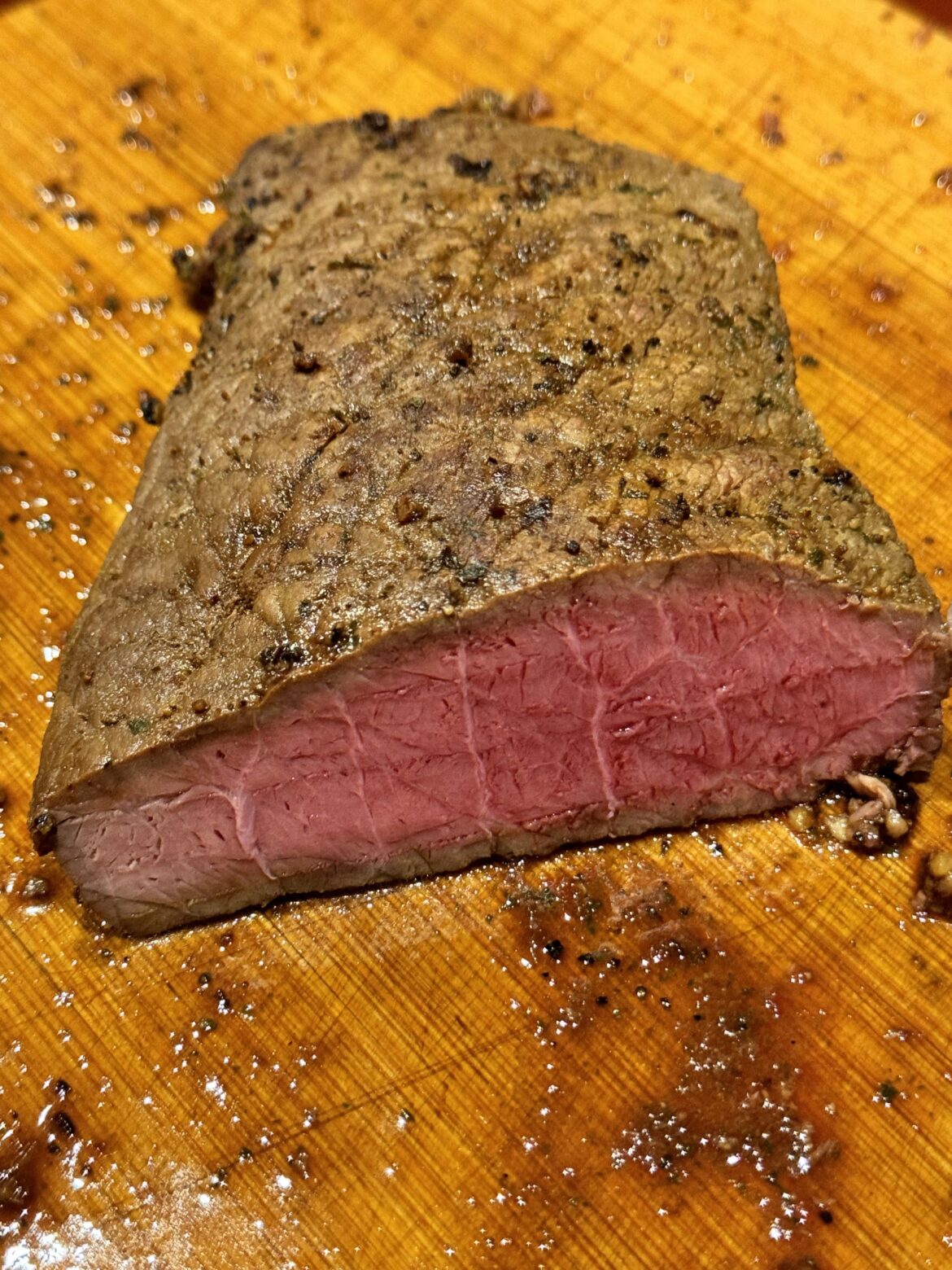 London Broil was $1.99 per pound.