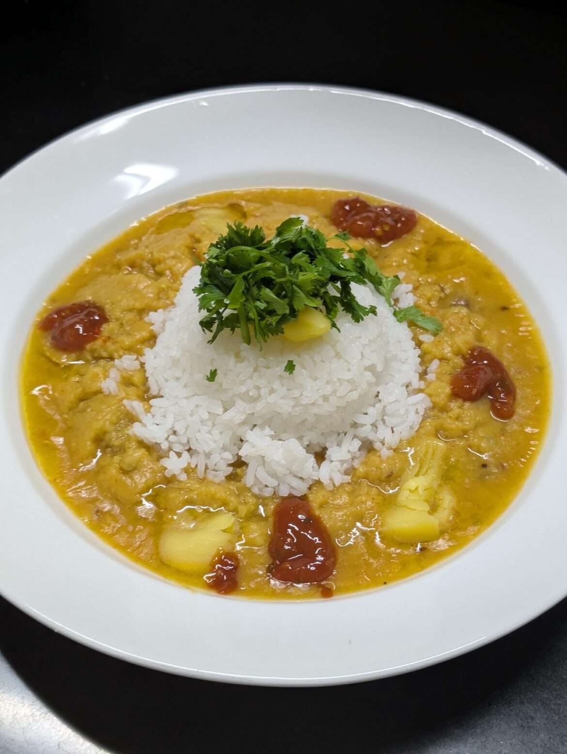 Rice and Lentils (indian dal chawal)