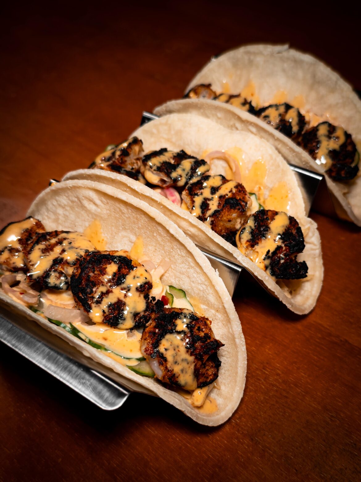 Bang Bang Grilled Shrimp Tacos