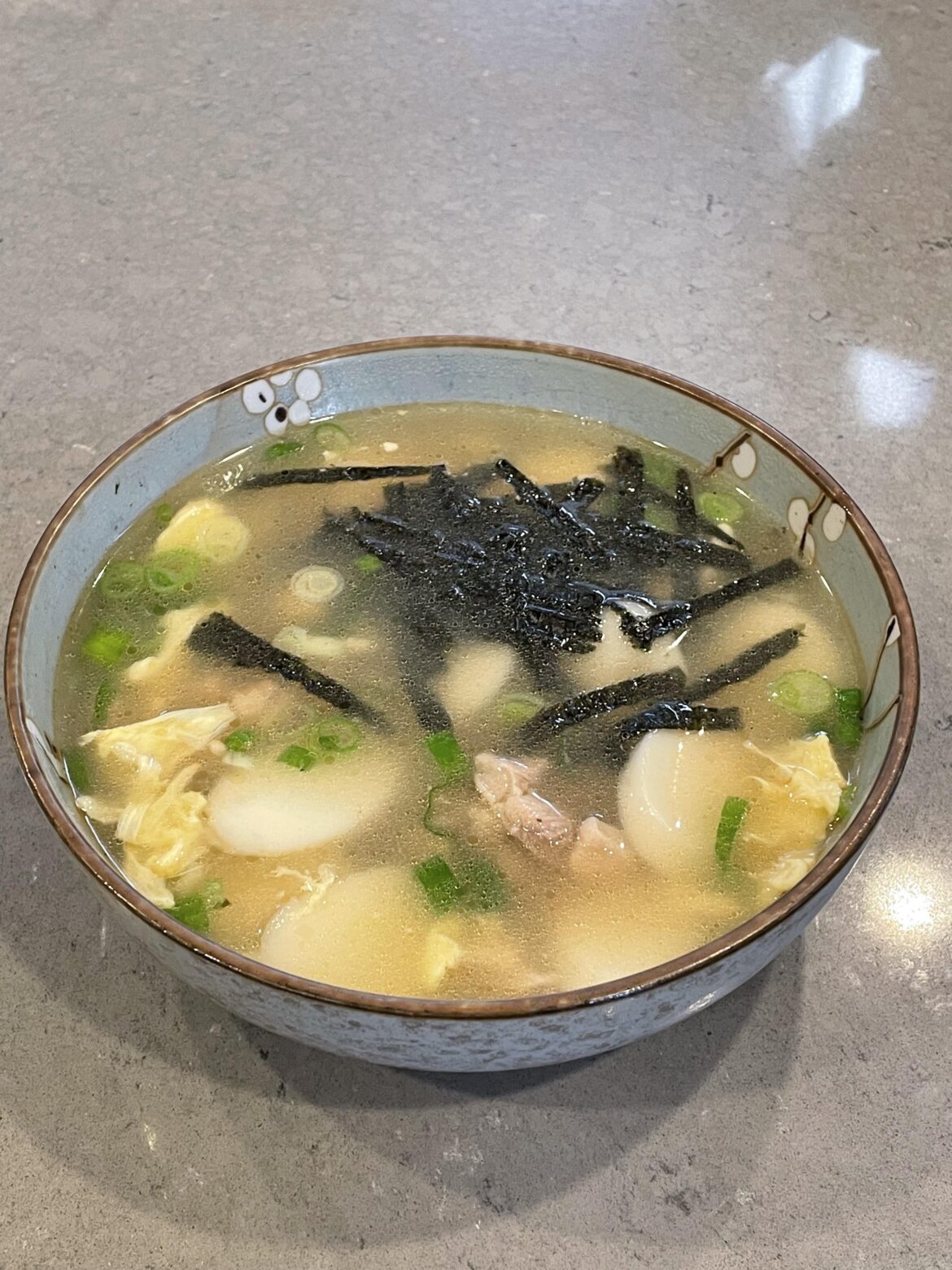 Tteokguk. Comfort food.