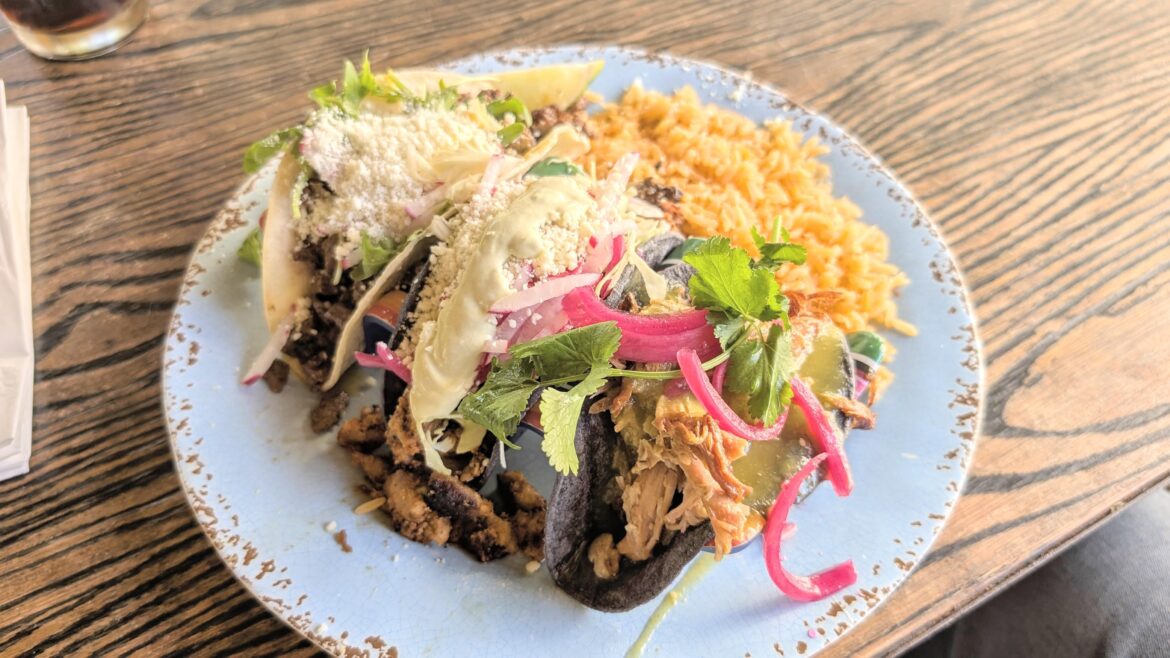 Taco trio in Sacramento