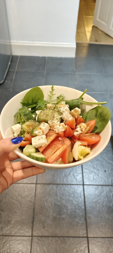 My 530 cal 3 course dinner