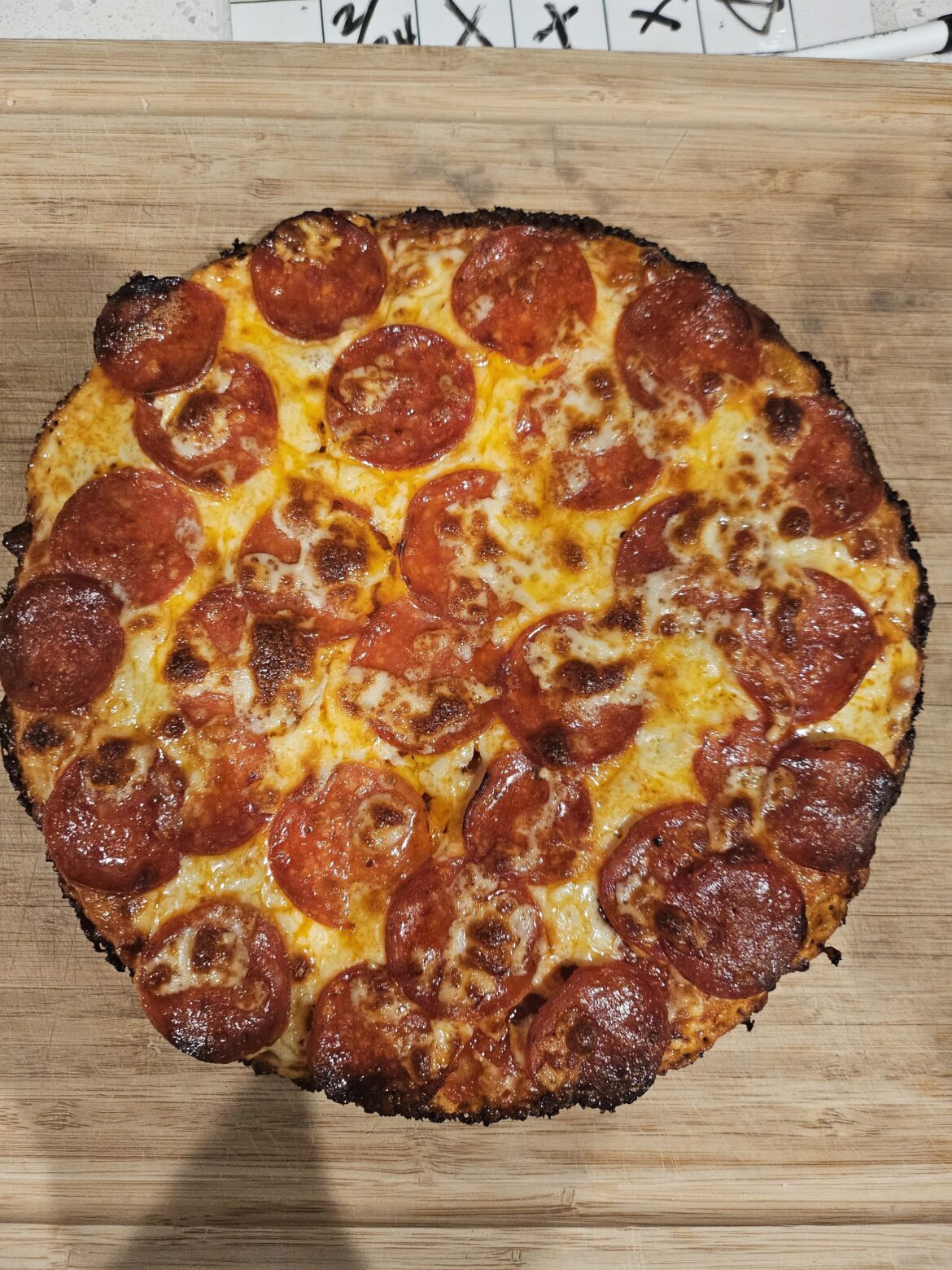 Fool proof pizza for iftar. With halal beef pepperoni.