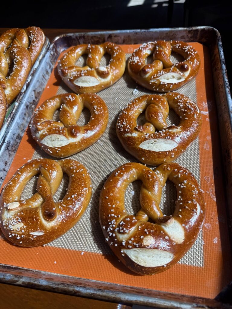Sourdough Pretzels and Bread