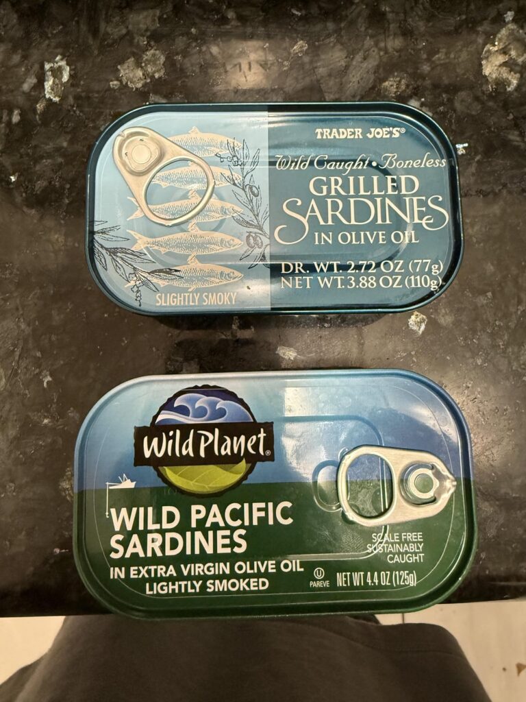 Why is one tin more than twice the calories for less fish?