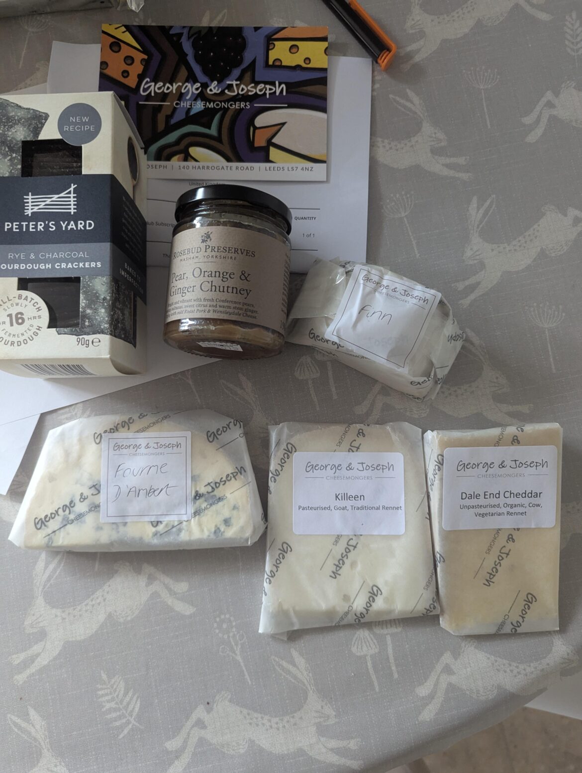 My cheese subscription has arrived