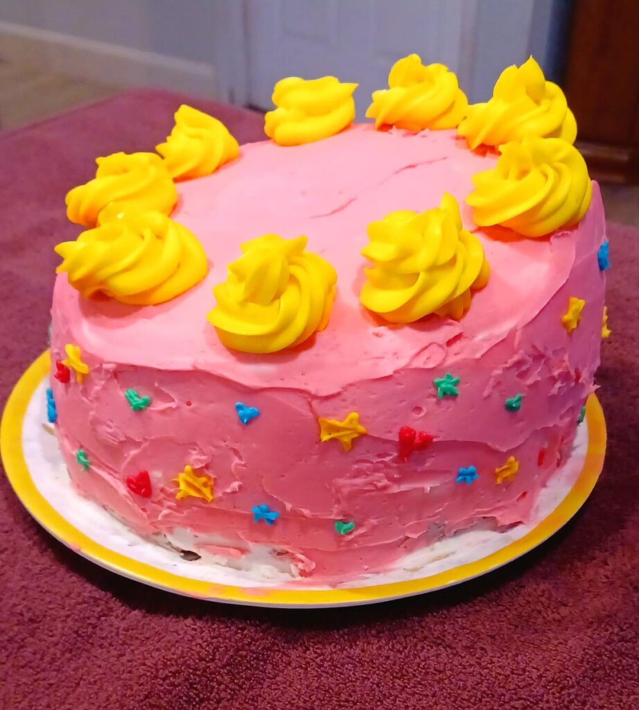 back for another year to show y'all the birthday cake my sister made for me