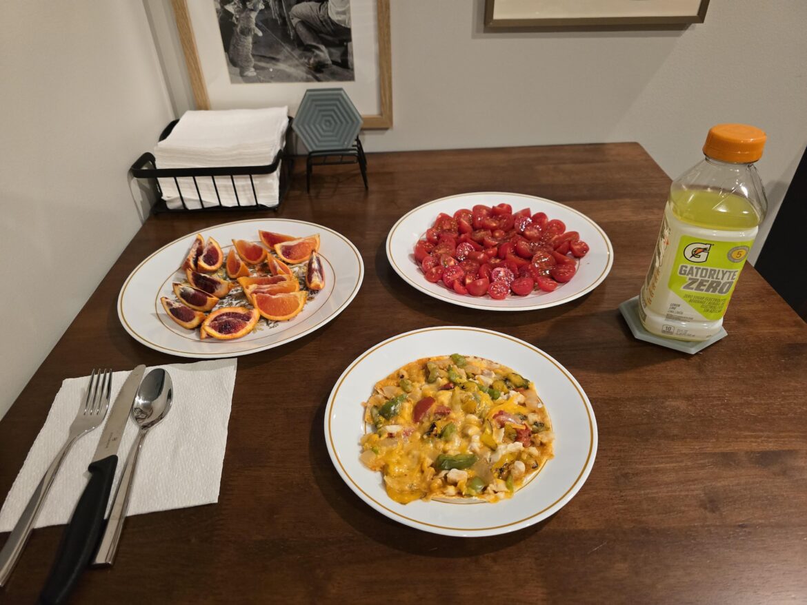 Lazy 375 calorie lunch