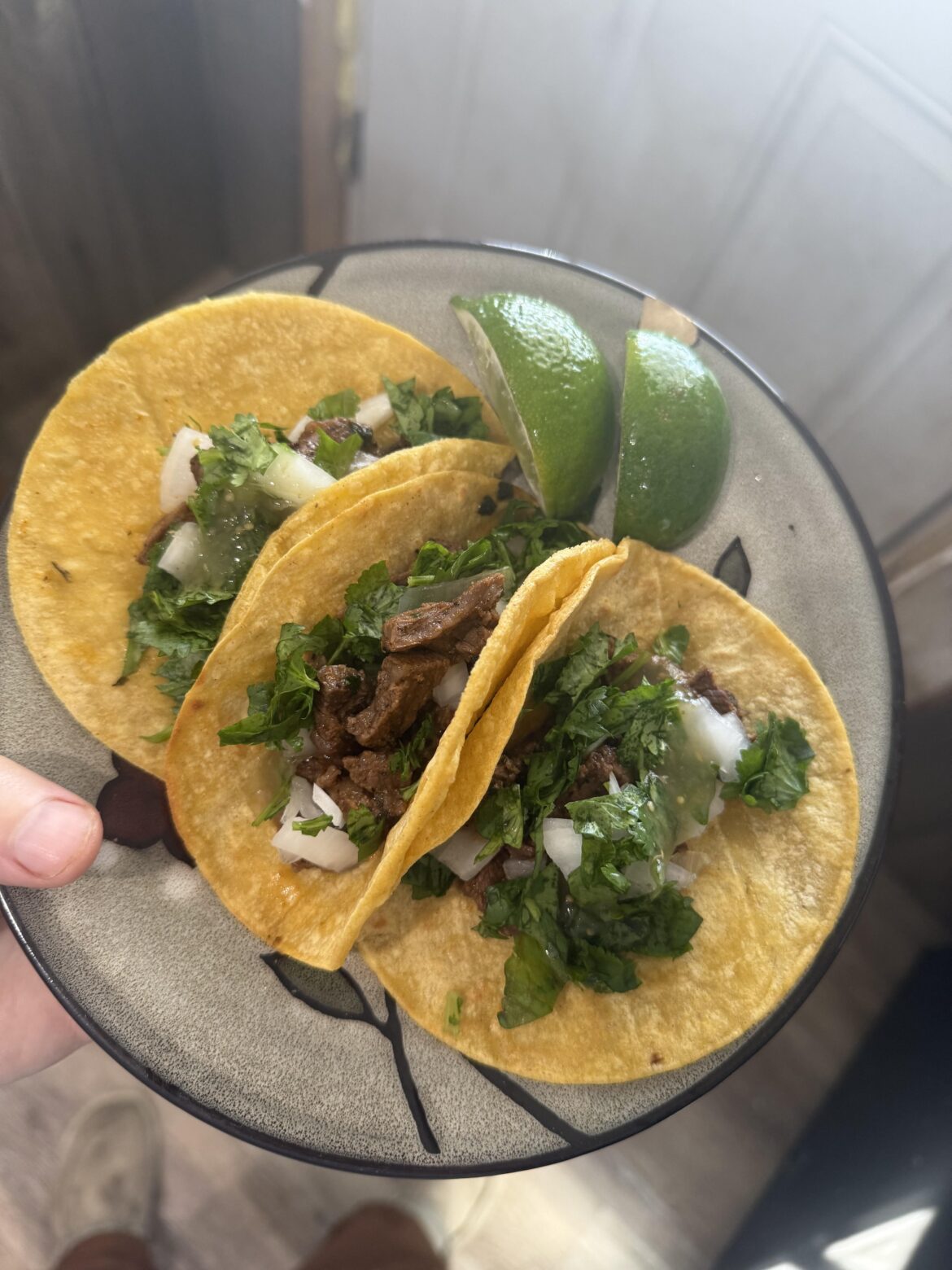 Tacos de carne asada first time