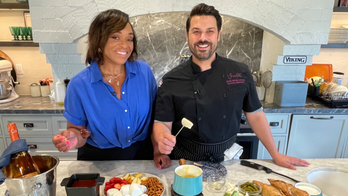 Learn how to cook a fabulous French feast for two at “Violet Cooking School.” – NBC Los Angeles