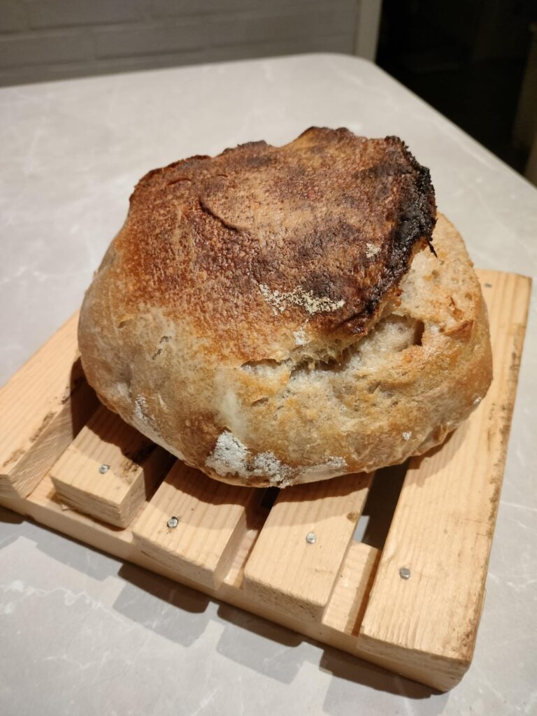 Final update on grandma's 10 year old frozen starter: the loaf!