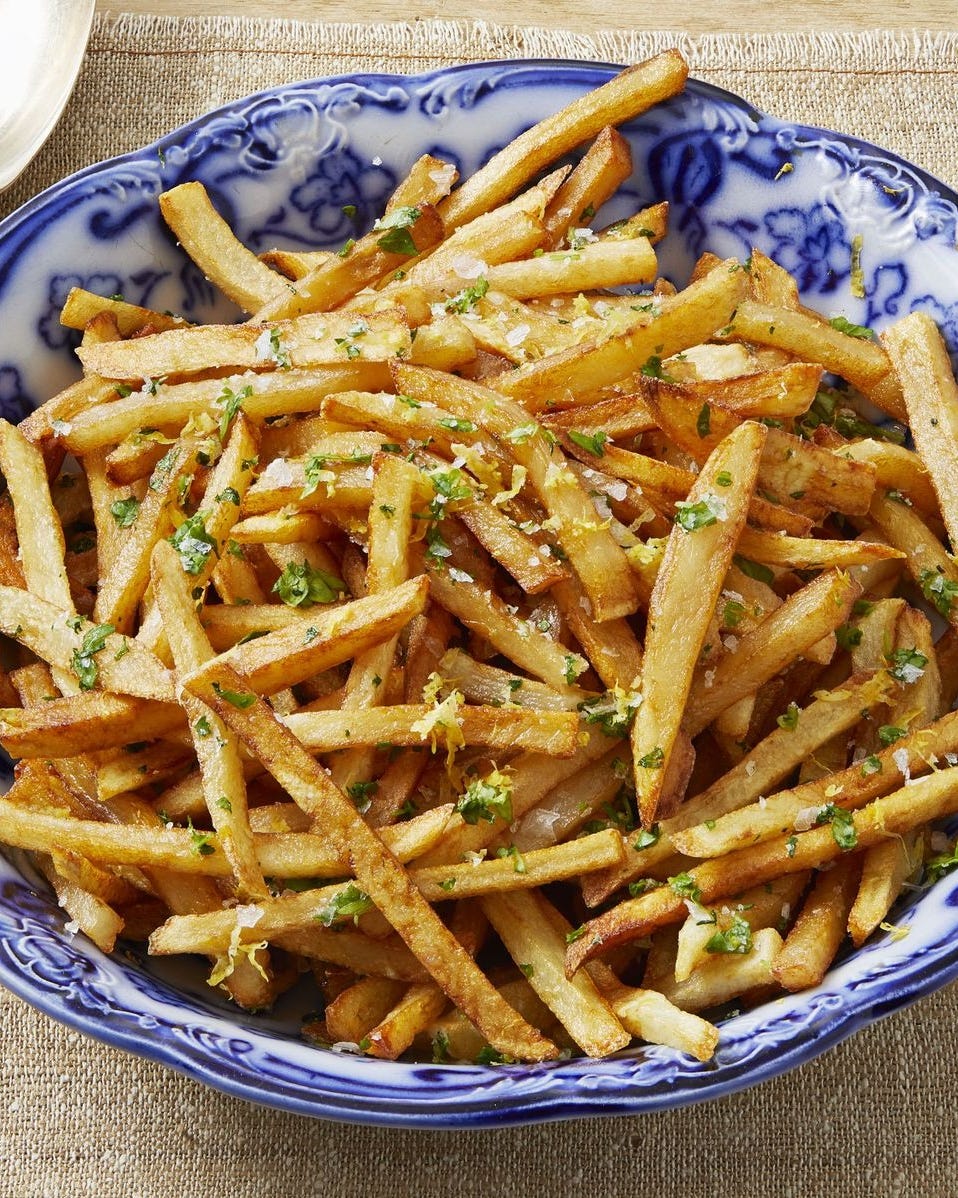 french fry recipes lemon pepper shoestring fries
