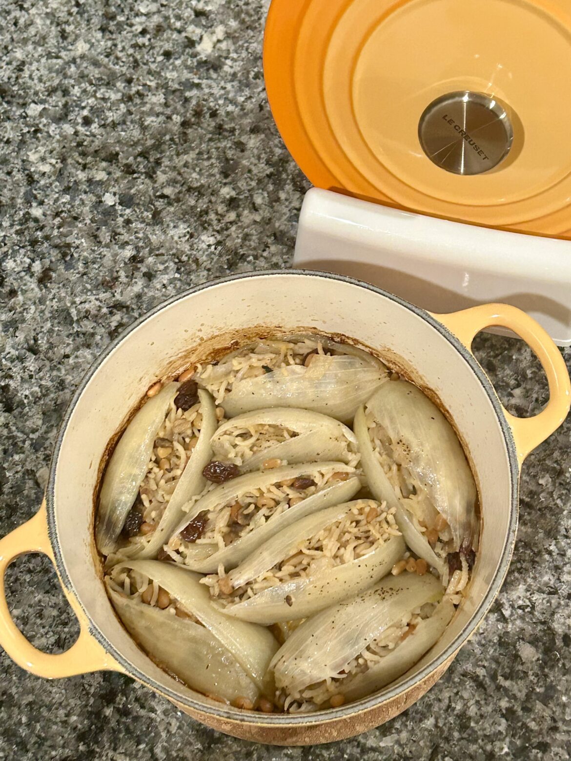 I made stuffed onions!